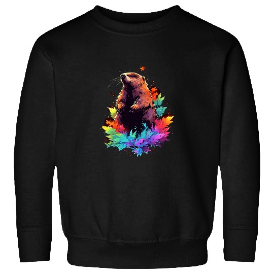 Beaver Pet Animal Rodent Beavers 04 Sweatshirts