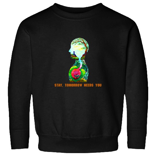 suicides Prevention 988 Stay Tomorrow Needs You 01 Sweatshirts
