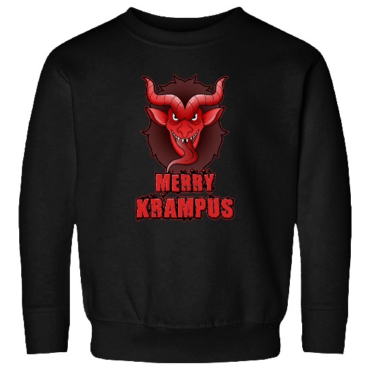 Goats Pet Merry Krampus Half Goats Half Demon Christmas Sweatshirts