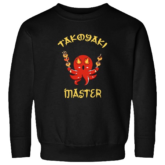 Octopus Pet Takoyaki master Japan Foodie Street Food Octopus Balls lover Sweatshirts