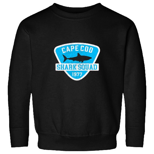 Shark Pet Kids Retro Cape Cod Shark Squad kids Sweatshirts