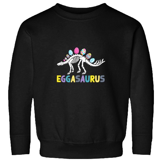 Dinosaur Pet Eggasaurus Stegosaurus Easter Egg Dinosaur Funny Easter1 Sweatshirts