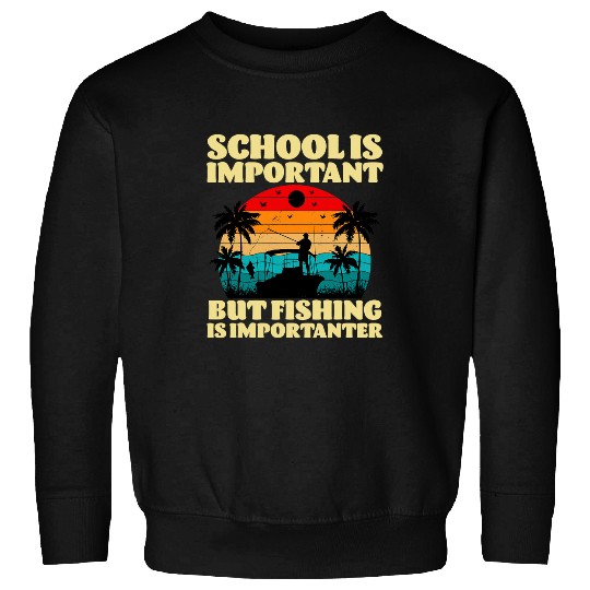 Fishing Fun For Men Women Bass Fishing Trout 31 Sweatshirts