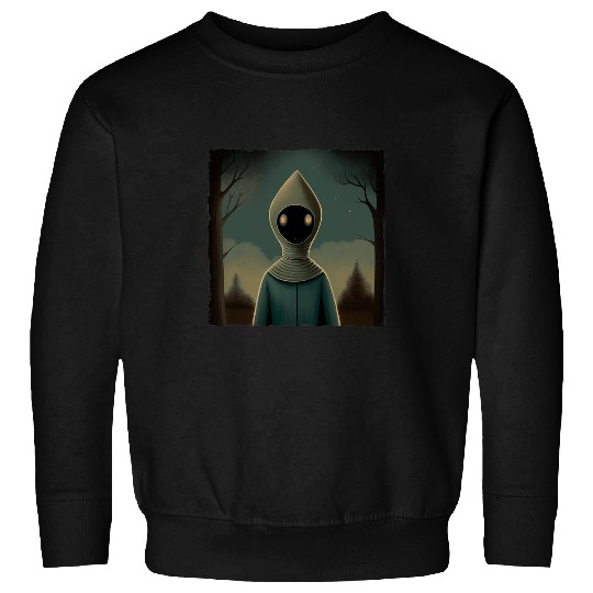 Aliens UFO Flatwoods Monster Braxie 1952 Creepy Alien Cryptid Legend 9 210 Sweatshirts