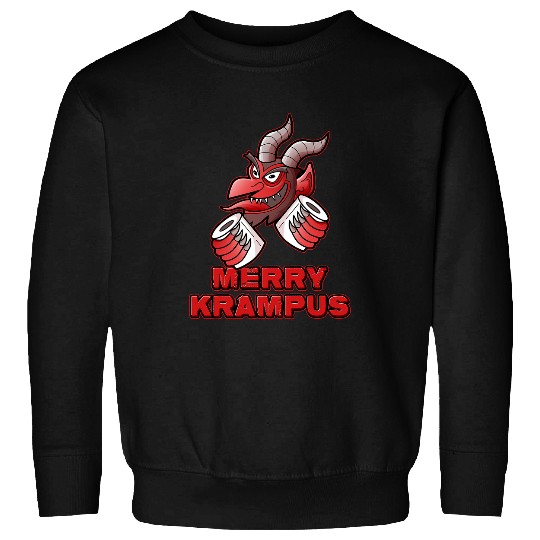 Goats Pet Merry Krampus Toilet Paper Half Goats Half Demon Christmas Sweatshirts