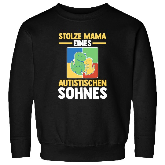 Autism Puzzle Mum Mother Son Autism Autist Autisten Sweatshirts