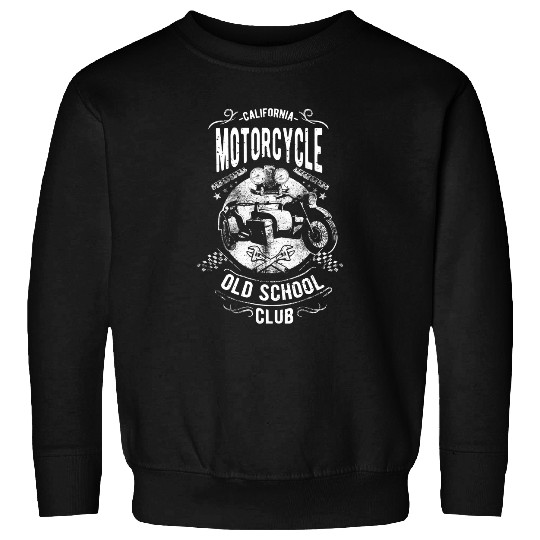 Motorcycle Rebel American californias Old School Biker Sweatshirts
