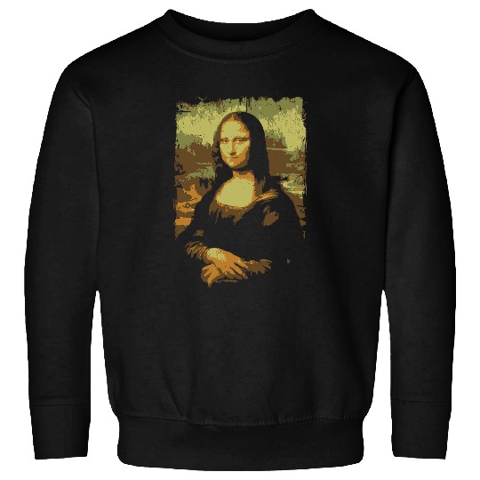 Iconic Artwork by Leonardo Identifier DA Renaissance Artist Sweatshirts
