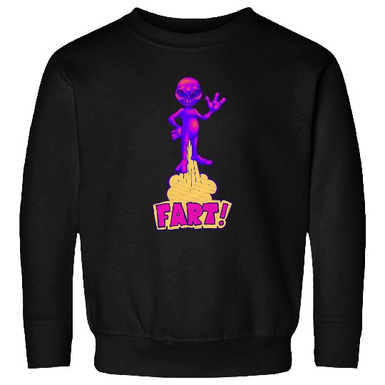 Aliens UFO Area 51 Alien Fart 21 Sweatshirts