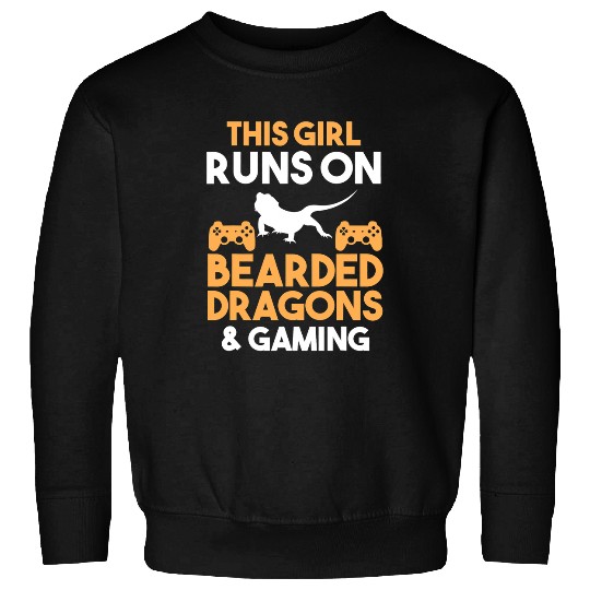Bearded Dragon Pet Gaming Gamer Bearded Dragon 2 Sweatshirts