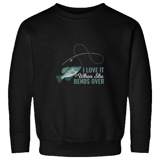 Fishing Fun Freshwater Crappie Sunfish Family Fishermen Sweatshirts