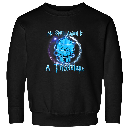 Dinosaur Pet My Spirit Animal Is A Triceratops Costume 100 Sweatshirts