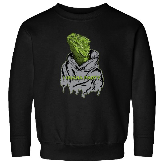 Iguana Pet hunter Party for boys Iguanas Iguana Lizard men 2 Sweatshirts