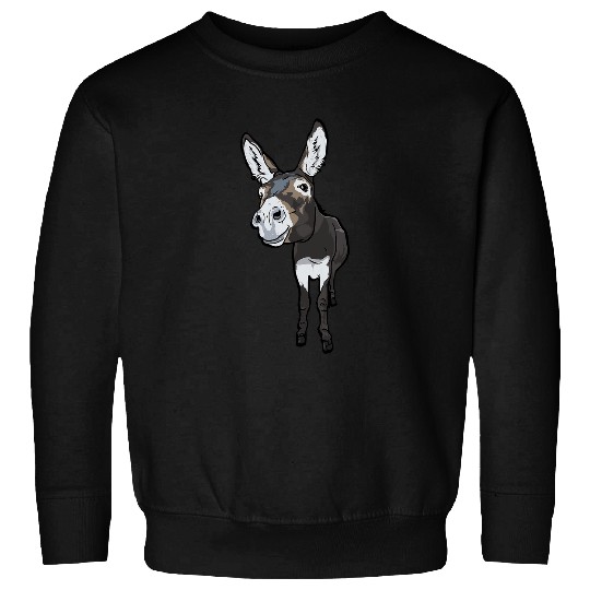 Donkey Pet Face Sweatshirts