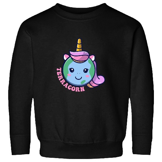 Unicorn Pet Terracorn Funny Unicorn Lovers Earth Day Sweatshirts