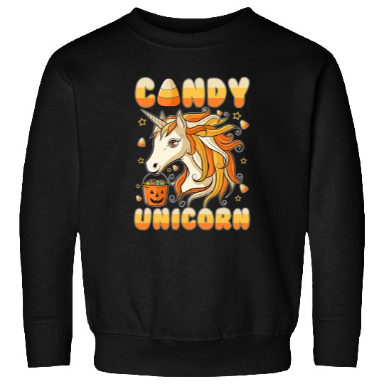 Unicorn Pet Kids Halloween Candy Unicorn Candy Corn Halloween 298 Sweatshirts