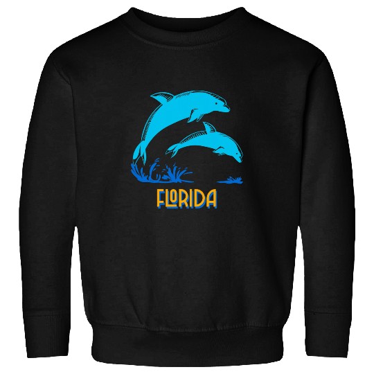 Dolphin Pet Gift Florida Beach Vacation Dolphin Lover Ocean Animal Sweatshirts