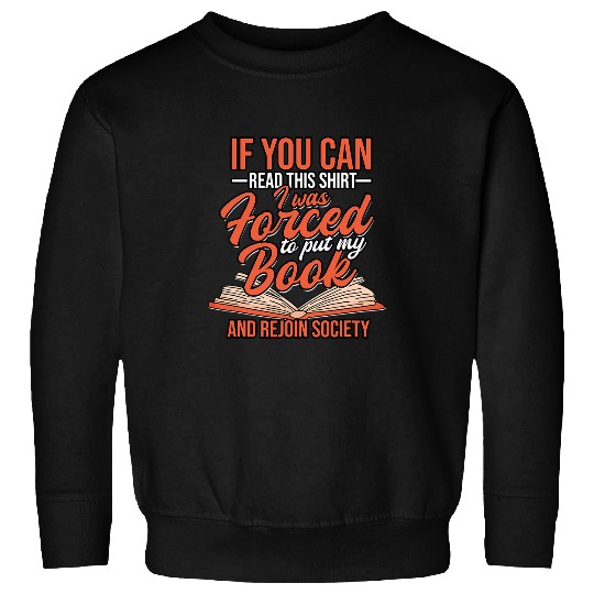Book Fun reading books book library literature bookworm Sweatshirts