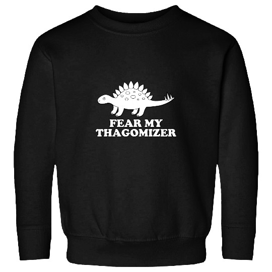 Dinosaur Pet Fear My Thagomizer Cute Stegosaurus Dinosaur Colors Sweatshirts