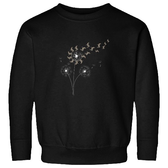Donkey Pet Floral Farm Animal Farming Farmer Funny Dandelion Sweatshirts