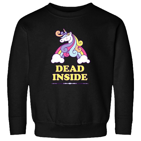 Unicorn Pet  Inside Unicorn Rainbow Funny Pastel Sweatshirts