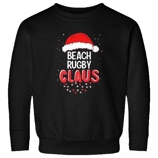 Discover Sport Rugby Beach Rugby Santa Claus Christmas Matching Costume Sweatshirts