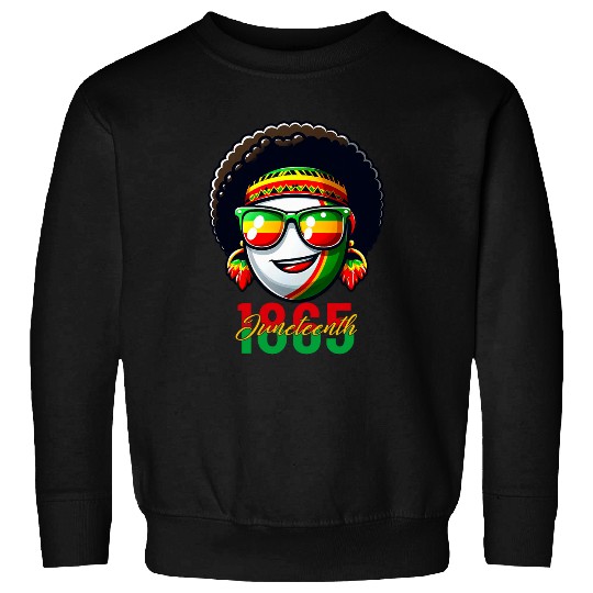 Sport Rugby Black Rugby Juneteenth 1865 Kids Mens Womens Juneteenth Sweatshirts
