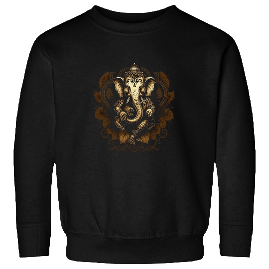 Elephant Mammal Ganesh Hindu Ganesha Elephant Spiritual Sweatshirts