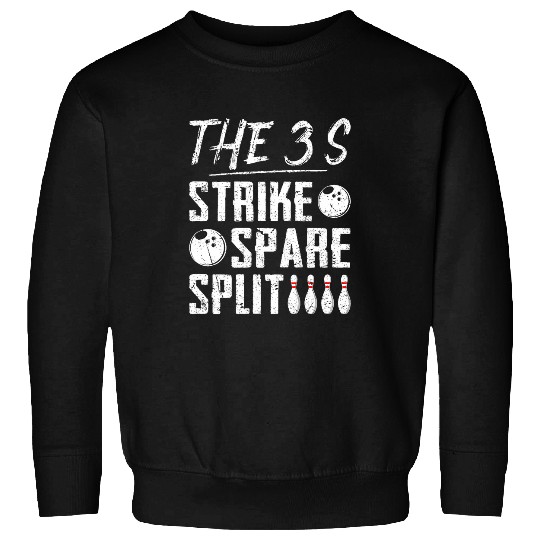 Sport Bowling Strike Spare Split Bowling Sweatshirts