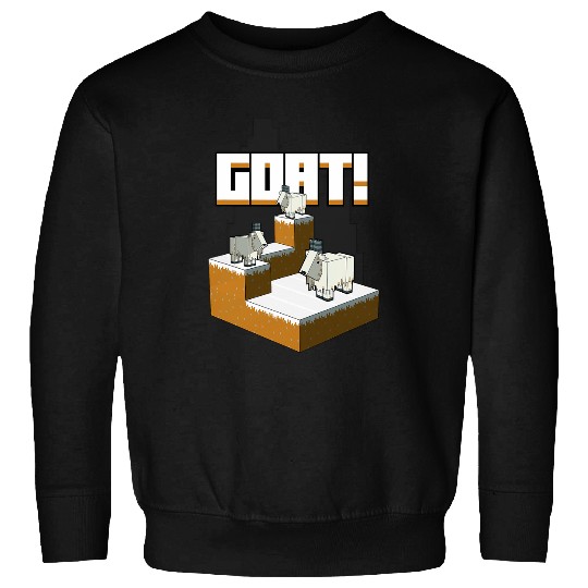 Goats Pet Minecraft Goats Mountaintop Sweatshirts