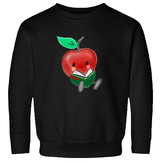 Book Fun Apple Picking Crew Library Teacher Reader Nerd Sweatshirts