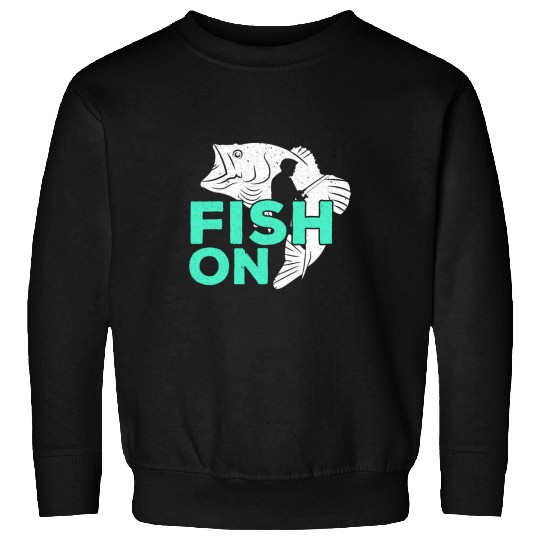 Fishing Fun Saltwater Fisher Fish Catcher Sweatshirts
