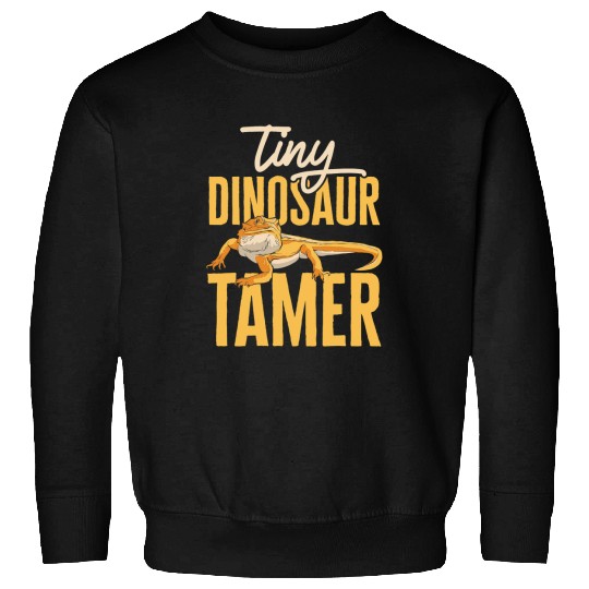 Bearded Dragon Pet Funny Lizard Tiny Dinosaur Tamer Sweatshirts