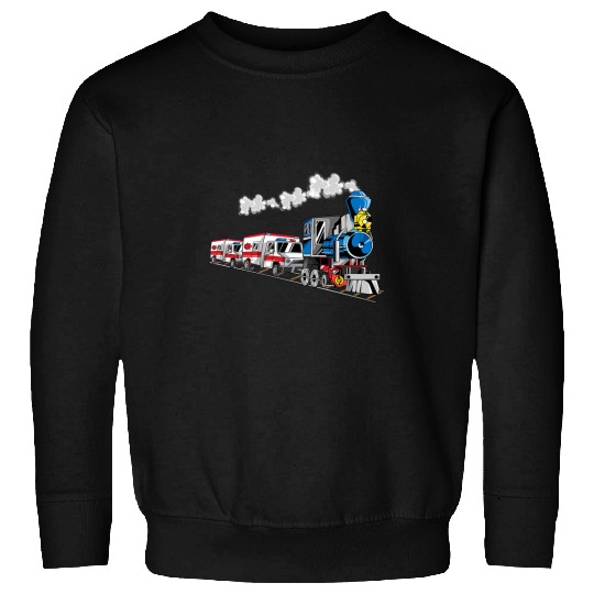 Train And Ambulance EMT EMS Locomotive Trains Driver Sweatshirts