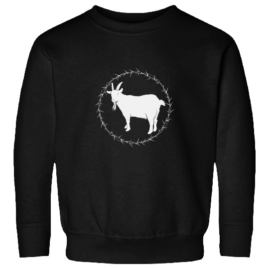 Goats Pet Animal Stylish Barbed Wire Fence Frame Special Design Sweatshirts