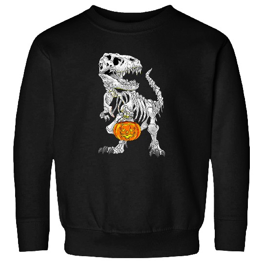 Dinosaur Pet Skull Riding Mummy Dinosaur T rexs Halloween Funny Pumpkin 385 Sweatshirts