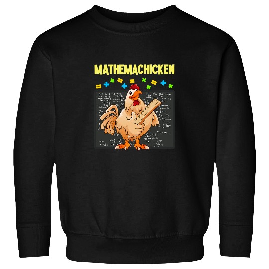 Chicken Pet Mathemachicken Math Joke Harvest Farming Barn Cattle Sweatshirts