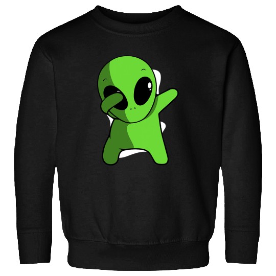Aliens UFO Funny  Cute Alien Baby UFO Extraterrestrial Sweatshirts