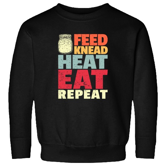 Baking Bread Sourdough Starter Bakery Sourdough Baker Sweatshirts