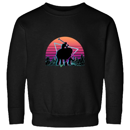 Elephant Mammal Polo Retro Sweatshirts