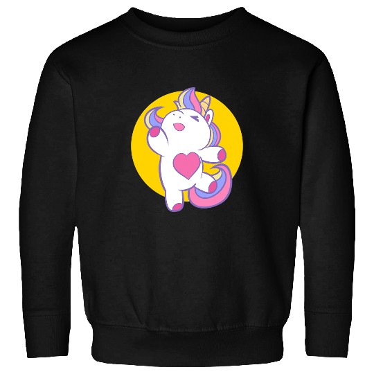 Unicorn Pet Dancing In The Sunshine Love Funny Graphic Novelty Sweatshirts