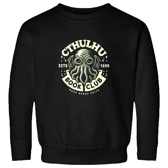 Book Fun Reading Club Cthulhu Book Club Sweatshirts