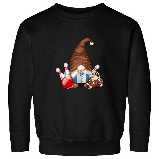 Sport Bowling Dad Gnome For Bowler Grumpy Gnome For Grandpa Life Sweatshirts