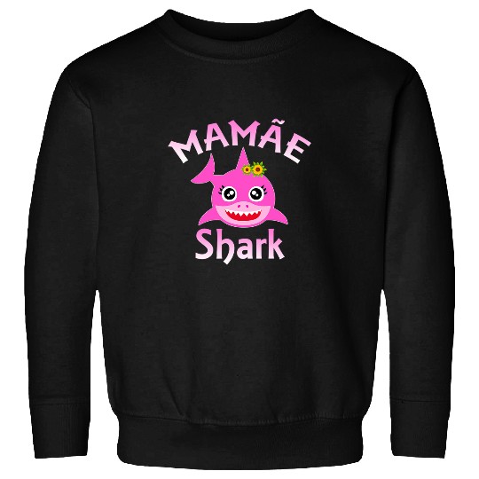 Shark Pet Mamae Shark Portuguese Mommy Funny Sweatshirts