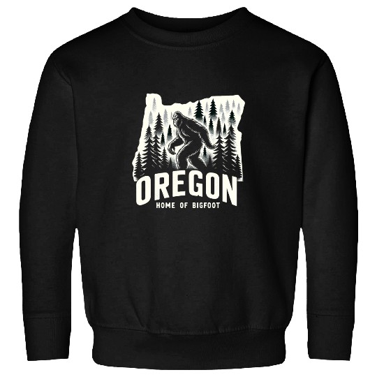Bigfoot Pet Oregon homes Of Bigfoot Sasquatch Squatch Hunting Sweatshirts