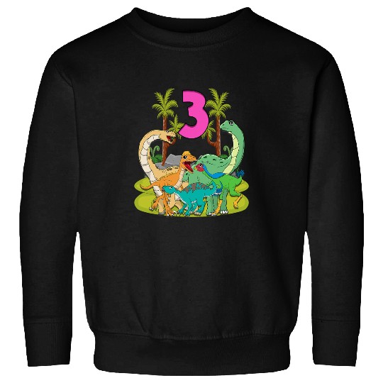 Dinosaur Pet Paradise For Ages 3 Sweatshirts
