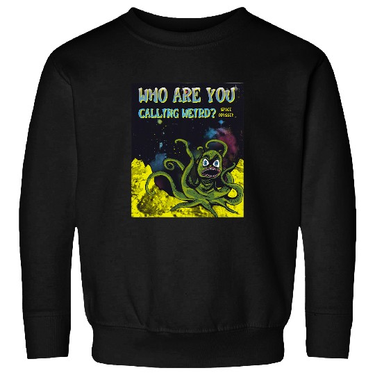 Octopus Pet Weird Octopus Space Odyssey Funny Animal Graphic Kids Boys Sweatshirts