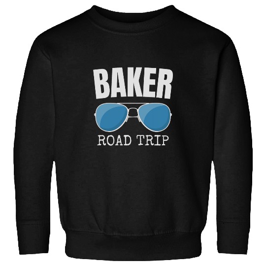 Baker Family Road Trip Aviator Retro Sunglasses Sweatshirts