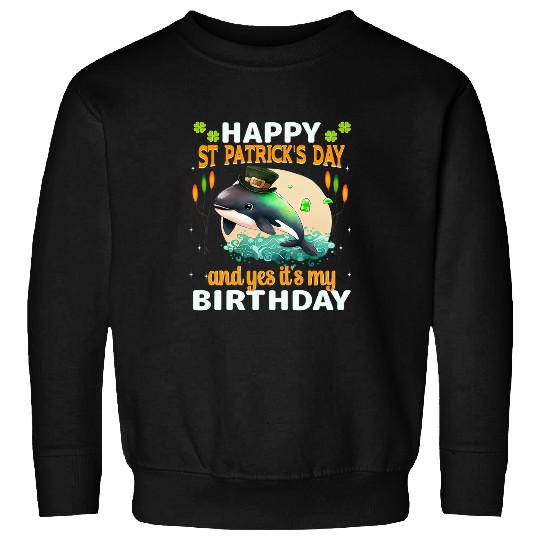 Dolphin Pet Gift Happy St Paddy Day Birthday Dolphin Love Merch Idea Sweatshirts