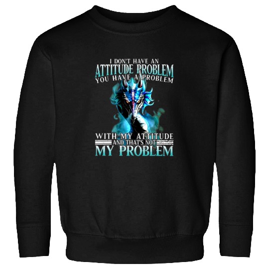 Dragon Pet I Dont Have An Attitude Problem You Have A Problem Sweatshirts